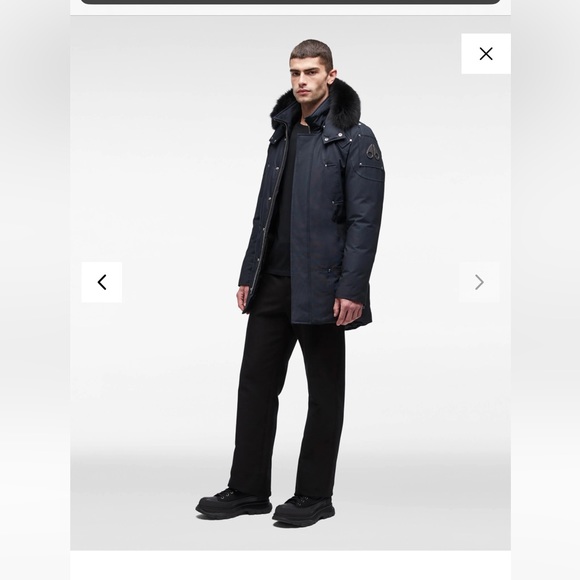Moose knuckles Blue Stirling Parka - Picture 1 of 3